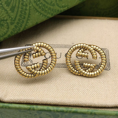 GG Twist Gold Earrings