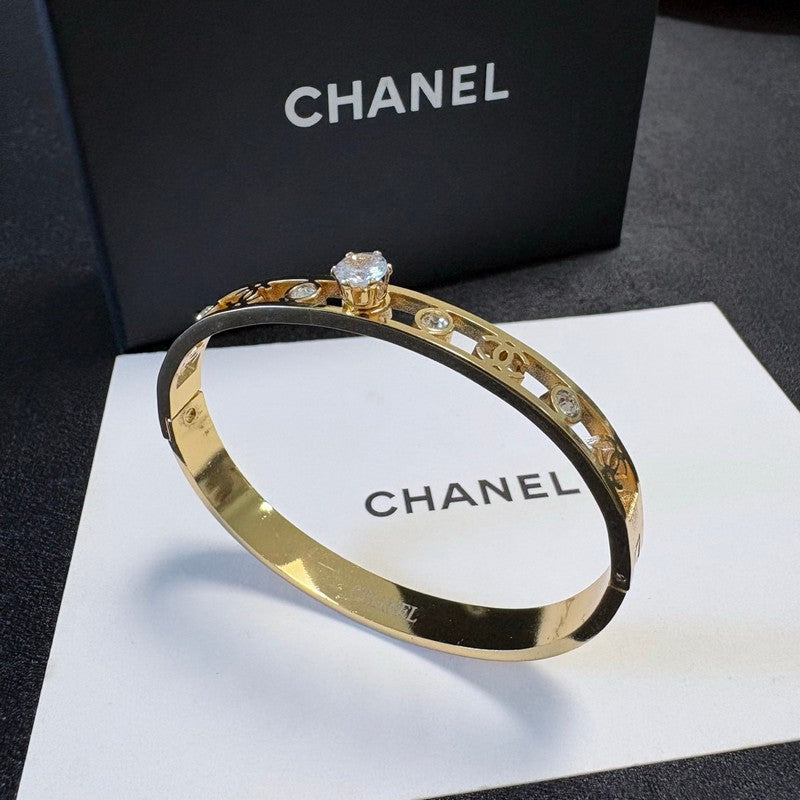 CC Diamond Gold Bracelet