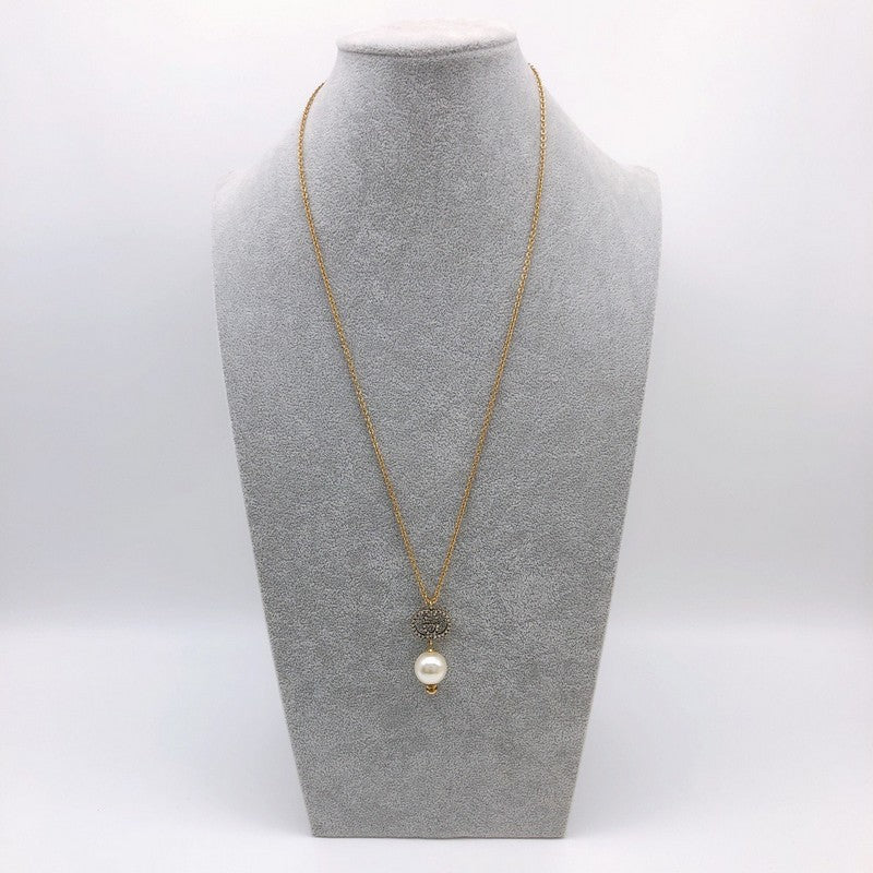 GG Pearl Chain Necklace