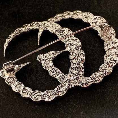 GG Crystal Brooch