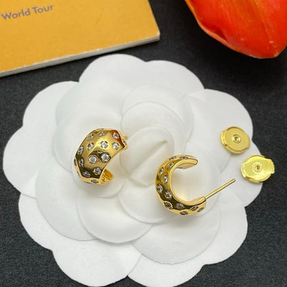 Louis Pave Diamond Earrings