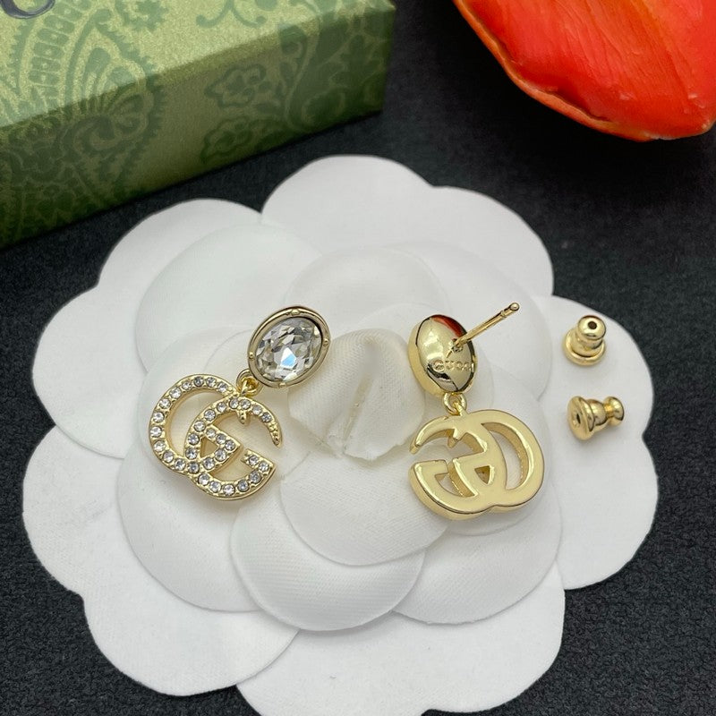 GG Crystal Gold Earrings