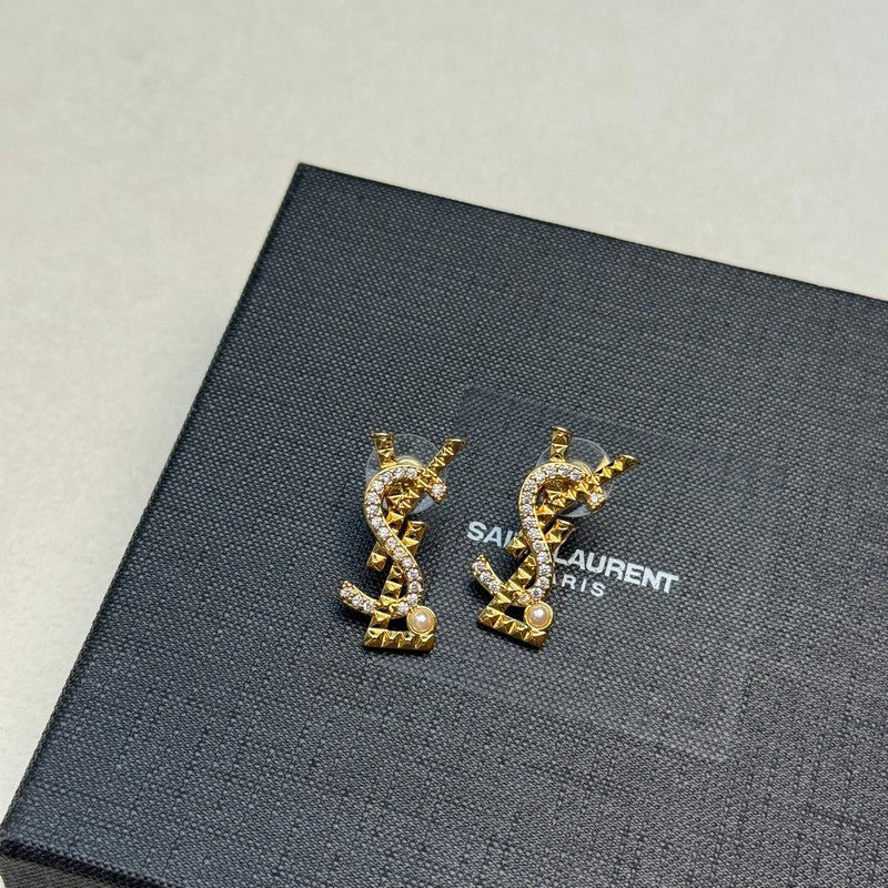Saint Gold Diamond Earrings