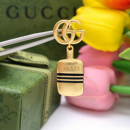 GG Vintage Gold Drop Earrings