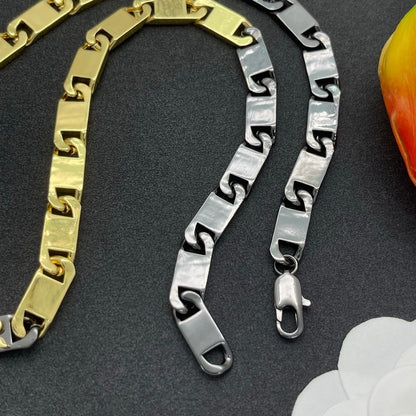 CD Black Gold Chain Necklace
