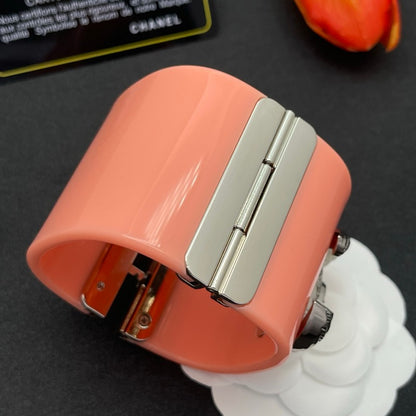 CC Gold Pink Resin Bracelet