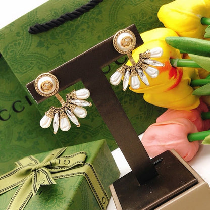 GG Sector Pearl Earrings