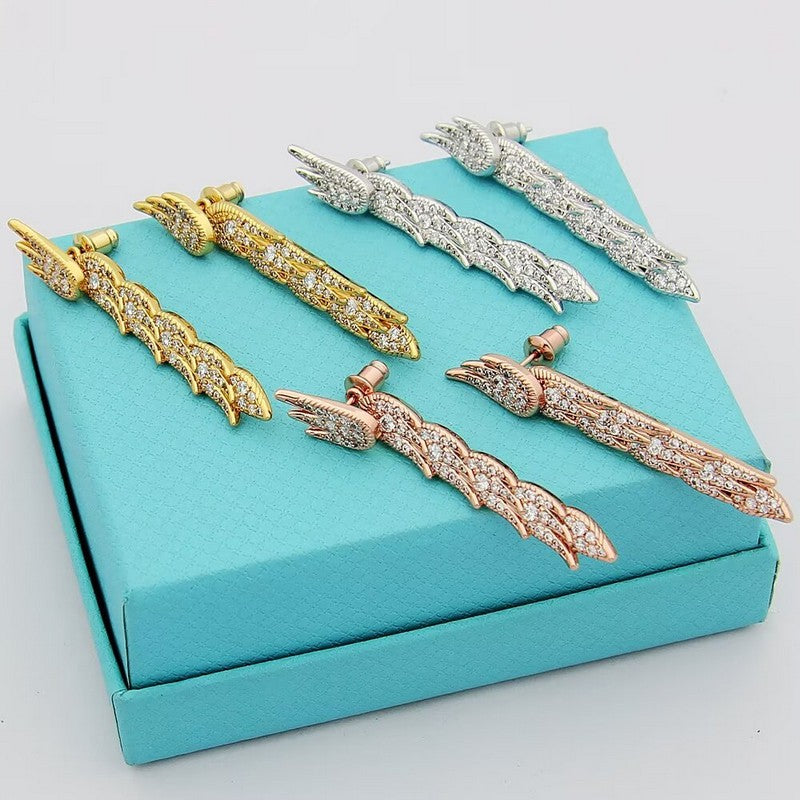 Tiff Bird on a Rock by Tiffany Drop Earrings