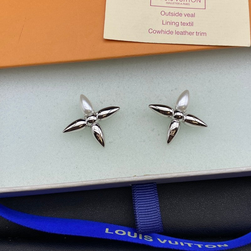 Louis Cross Gold Earrings