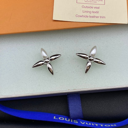 Louis Cross Gold Earrings