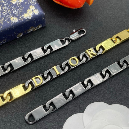 CD Black Gold Chain Necklace