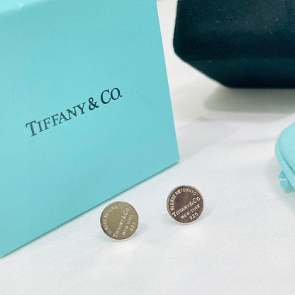Tiff Circle Stud Earrings