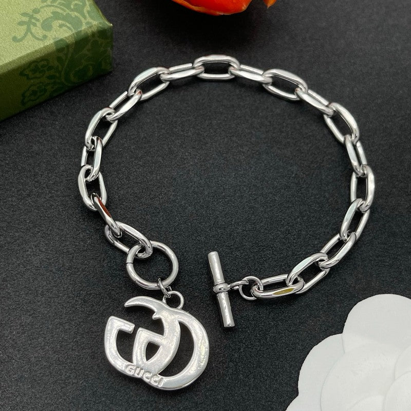 GG Interlocking G Gold Chain Bracelet