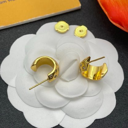 Louis Pave Diamond Earrings