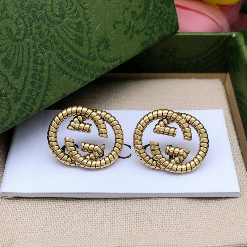 GG Twist Gold Earrings