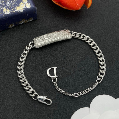 CD Petit Diamond Chain Bracelet