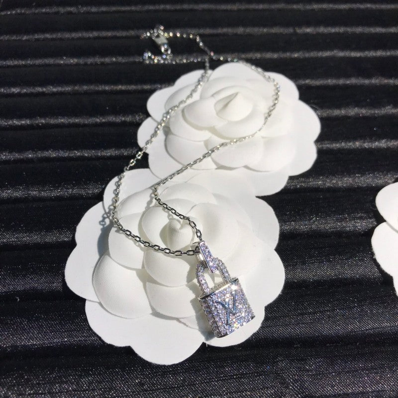 Louis Diamond Lock Earrings