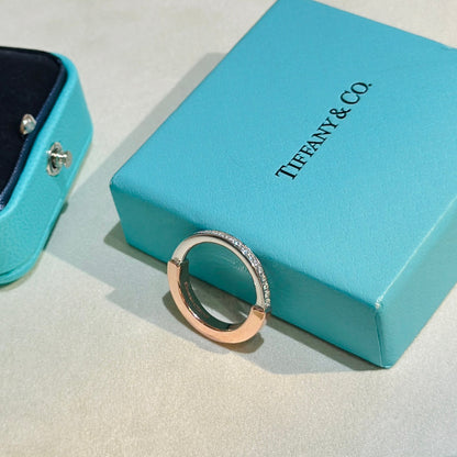 Tiff Lock Diamond Rose Gold Ring