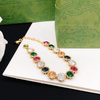 GG Color Crystal Tiger Bracelet
