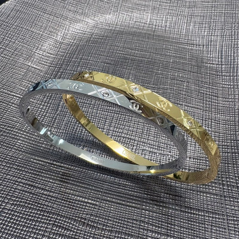 CC Gold Diamond Bracelet