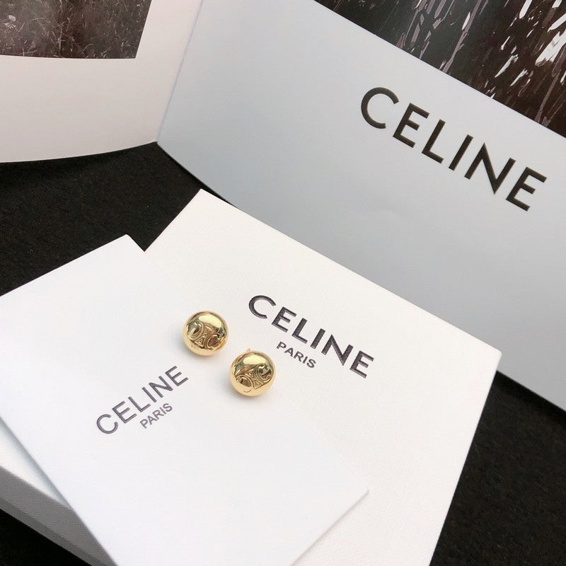 CE Gold Earrings