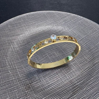 CC Diamond Gold Bracelet