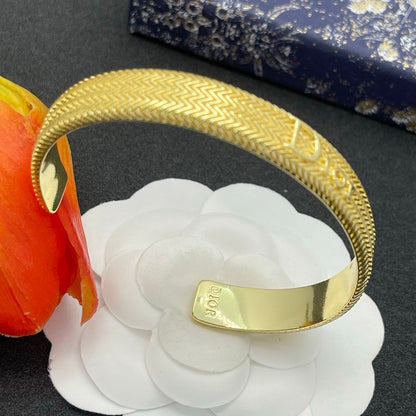 CD Petit Diamond Cuff Bracelet