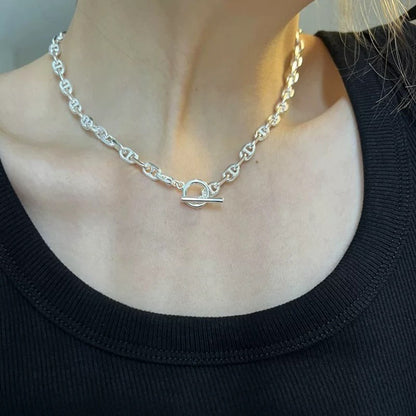 Herm Cache Coeur Chain Gold Necklace