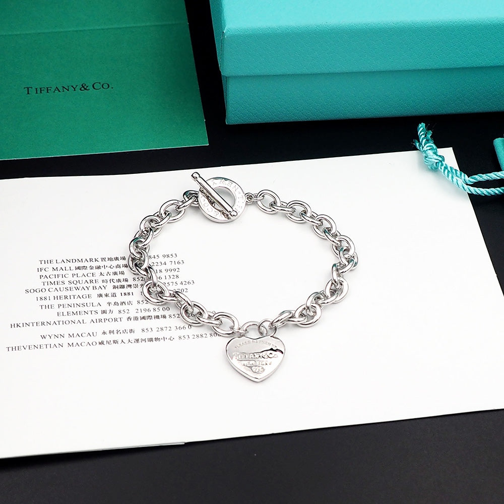 Tiffany Tag Chain Bracelet