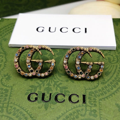 GG Color Crystal Earrings