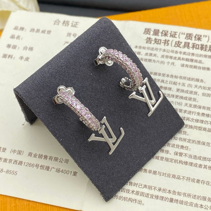 Louis Iconic Diamond Long Earrings