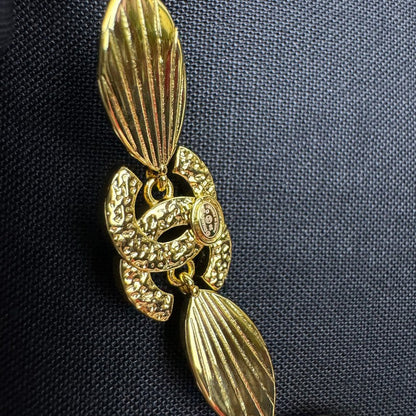 CC 26C Crystal Gold Necklace