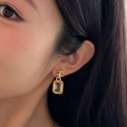 CC 26P Crystal Gold Earrings