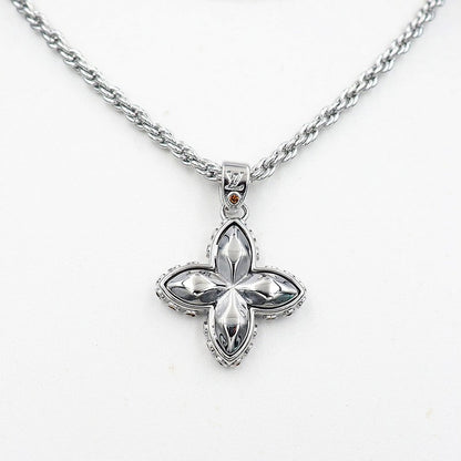 Louis Flower Studs Necklace